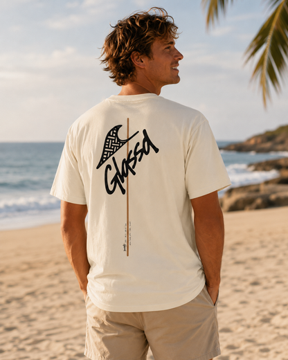 The Board Tee - Cream