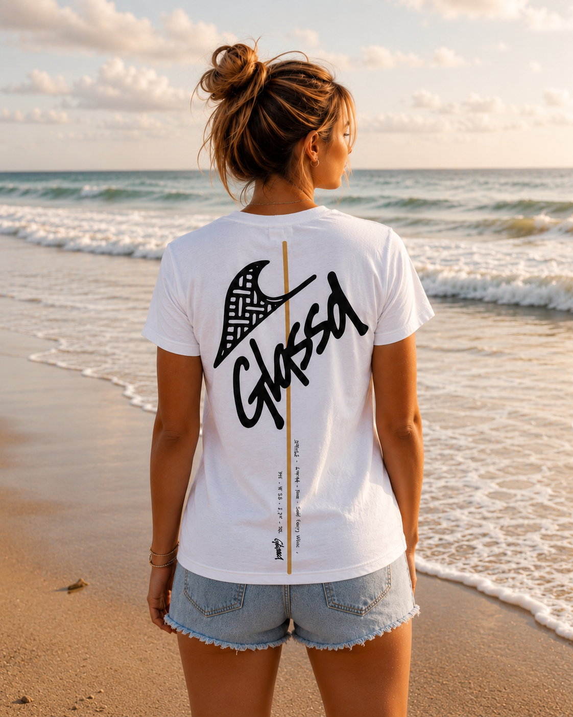 The Ladies Board Tee - White