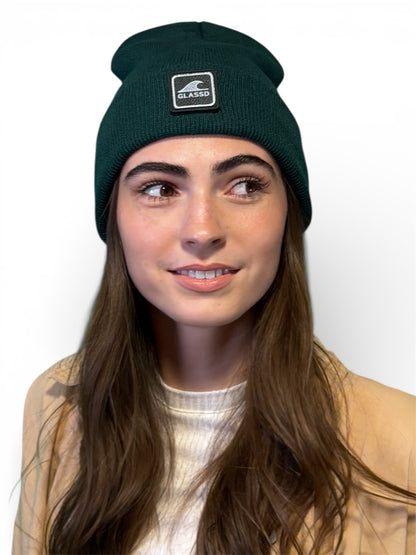 Glassd Stretch Beanie - Hunter Green