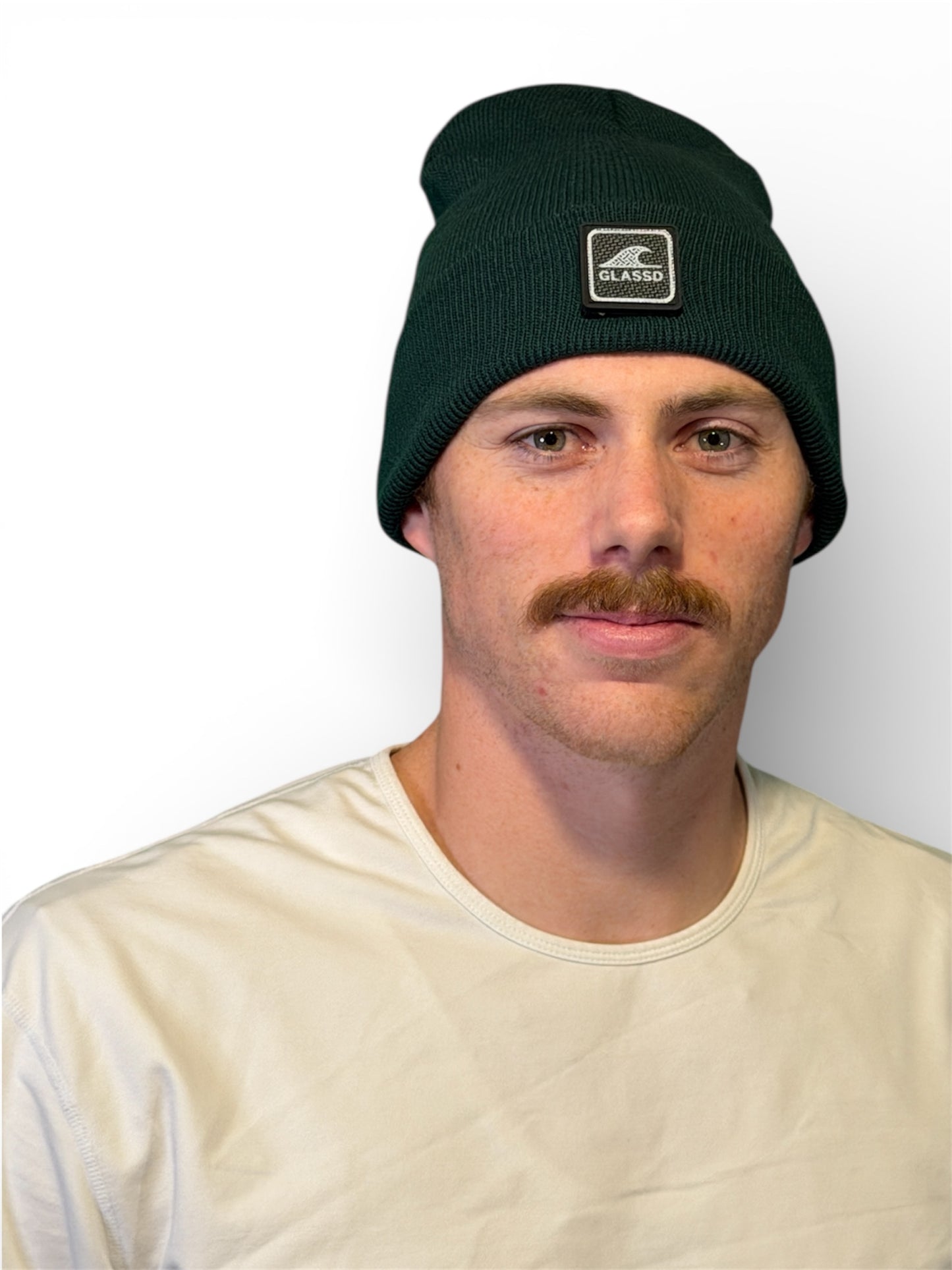 Glassd Stretch Beanie - Hunter Green