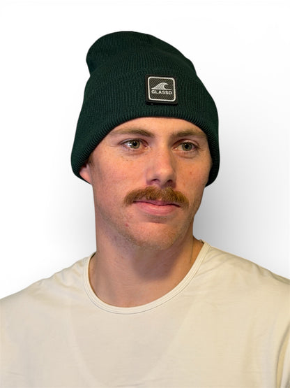 Glassd Stretch Beanie - Hunter Green