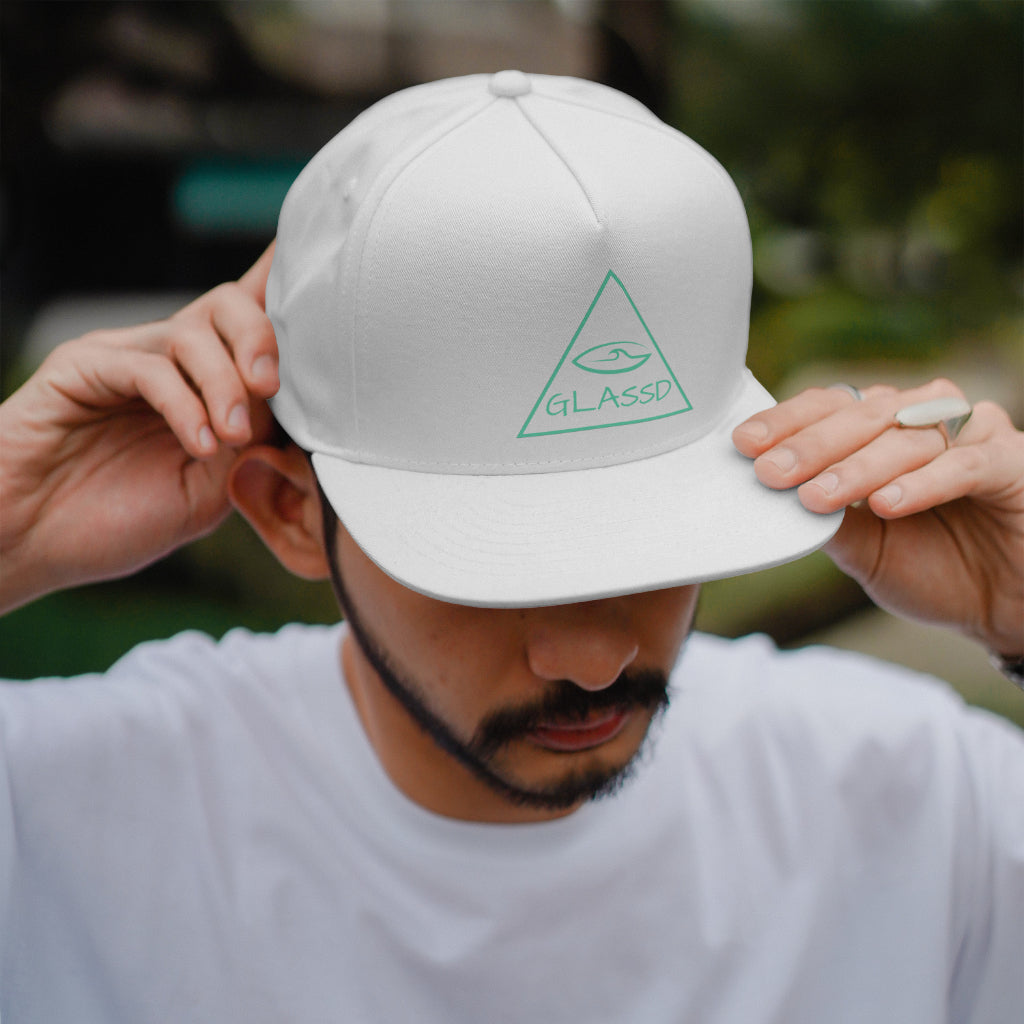 Glassd Triangle - Green/white